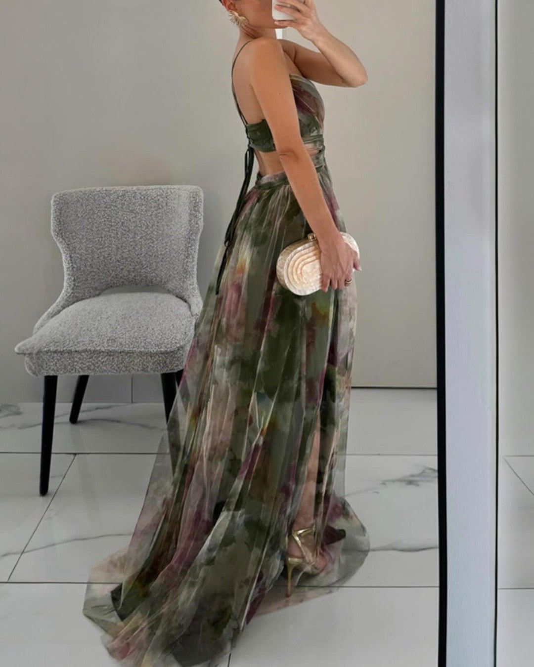 MARAIS | Robe Maxi Élégance Florale