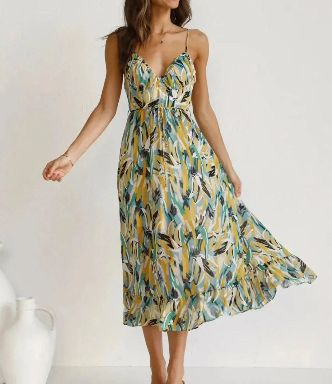 MARAIS | Robe Midi Éclat Coloré