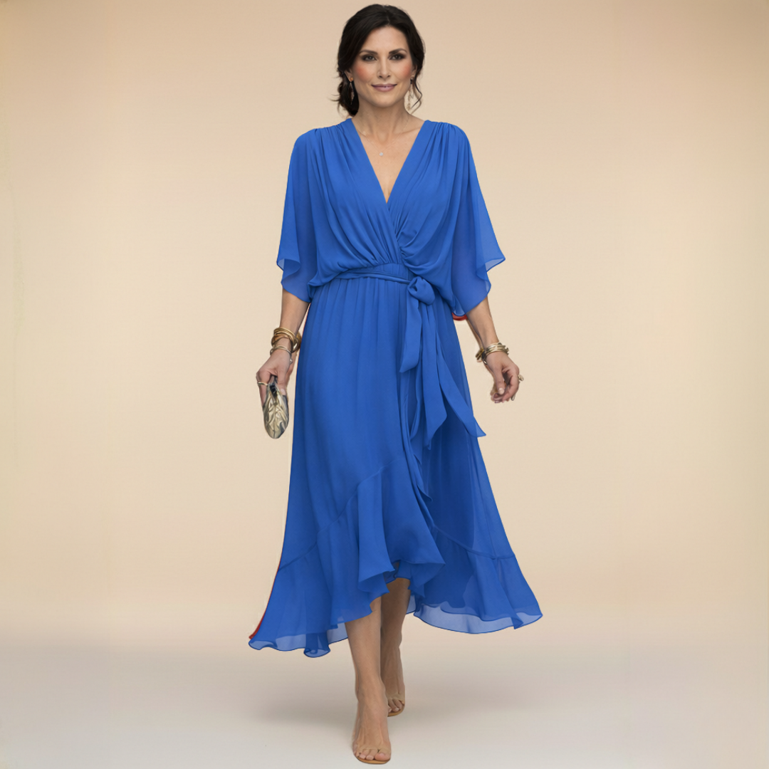 MARAIS | Robe en chiffon à décolleté V