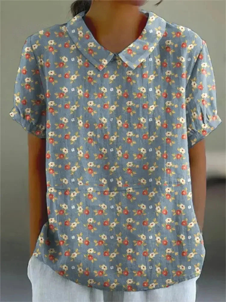 MARAIS | Blouse Fleurie Élégante
