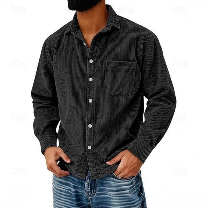 MARAIS | CHEMISE BOUTONNÉE EN VELOURS CÔTELÉ POUR HOMME