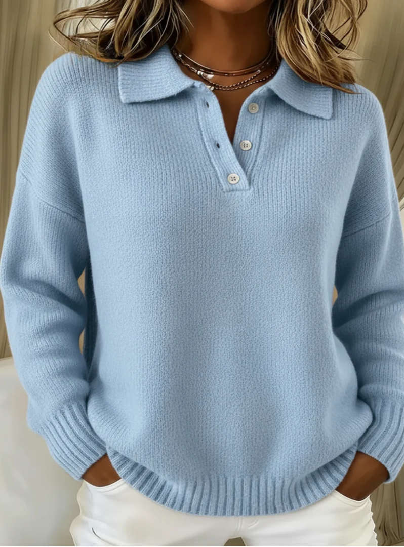 MARAIS | Pull Col Polo Maille Douce Amélie