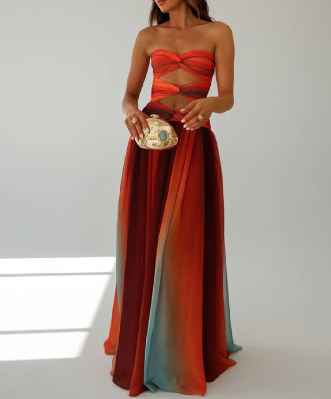 MARAIS | Robe Maxi Élégante Lila