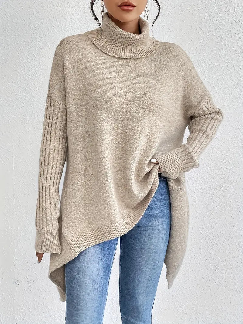 Soline | Pull oversize à col montant