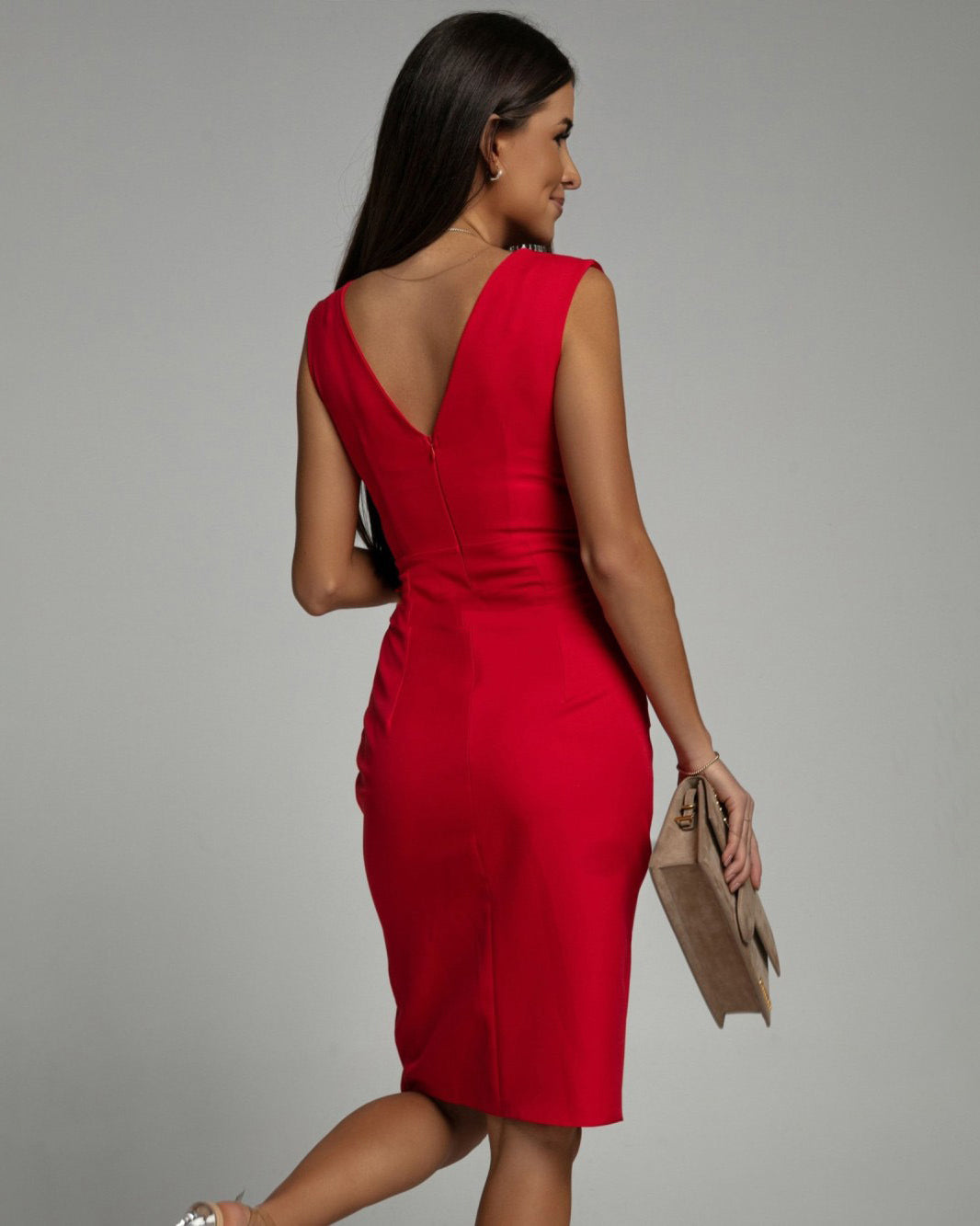 MARAIS | Robe Viscose Élégante à Fente