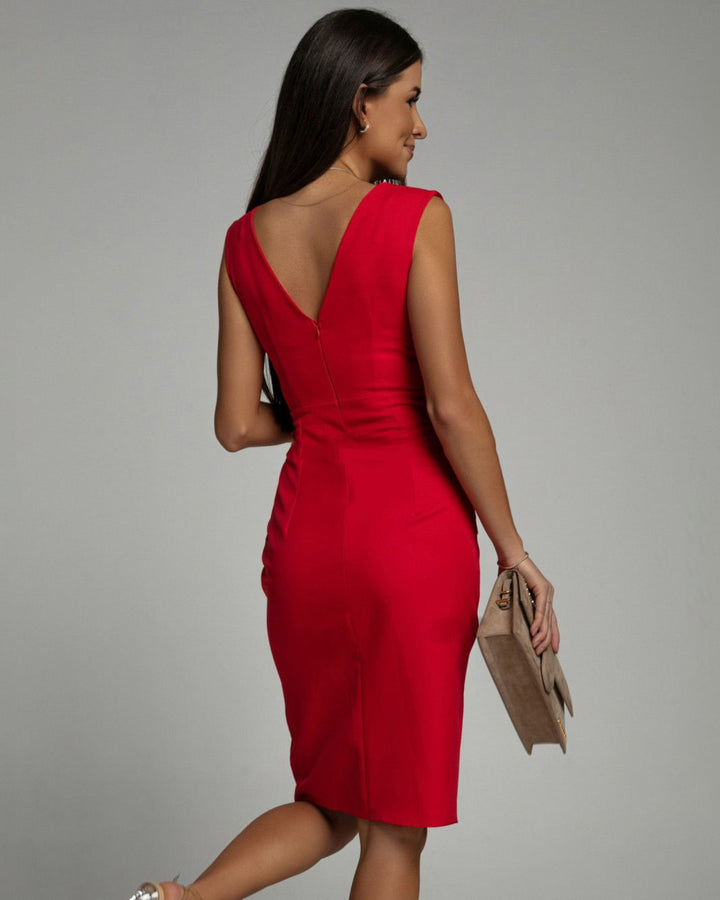 MARAIS | Robe Viscose Élégante à Fente