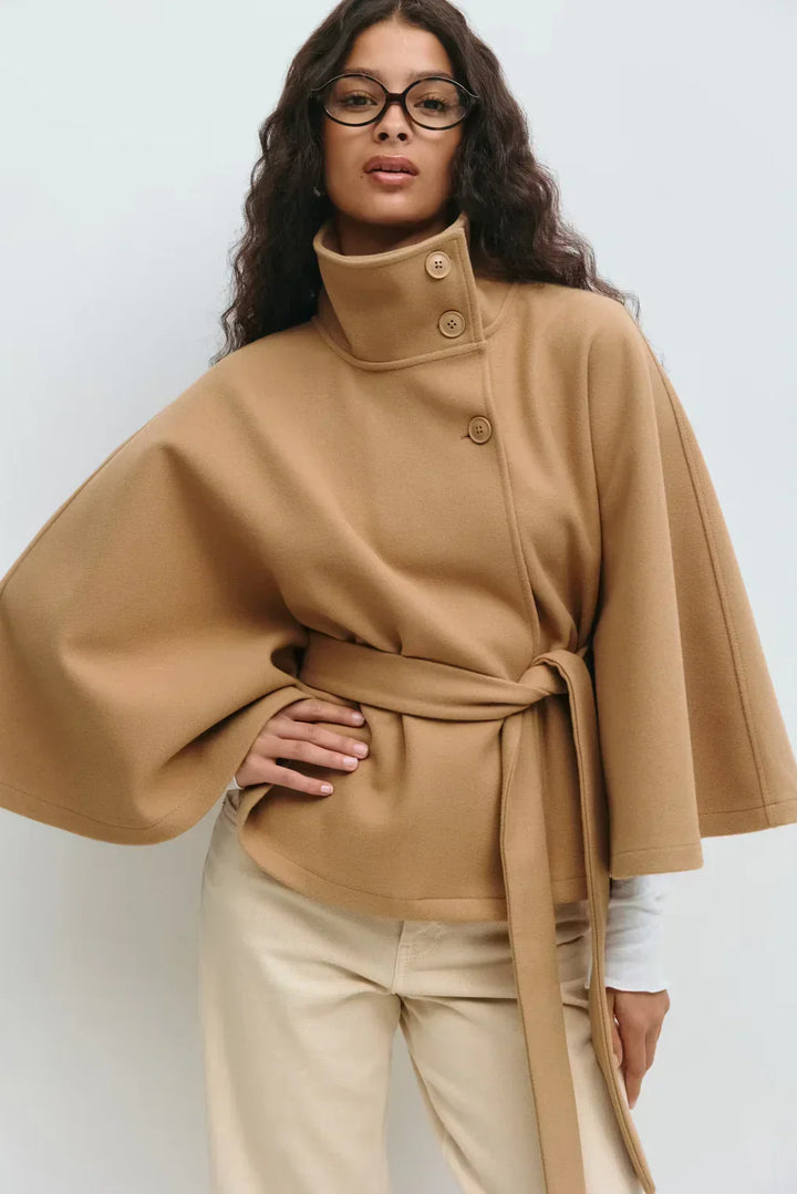 MARAIS | CAPE JACKET AVEC CEINTURE