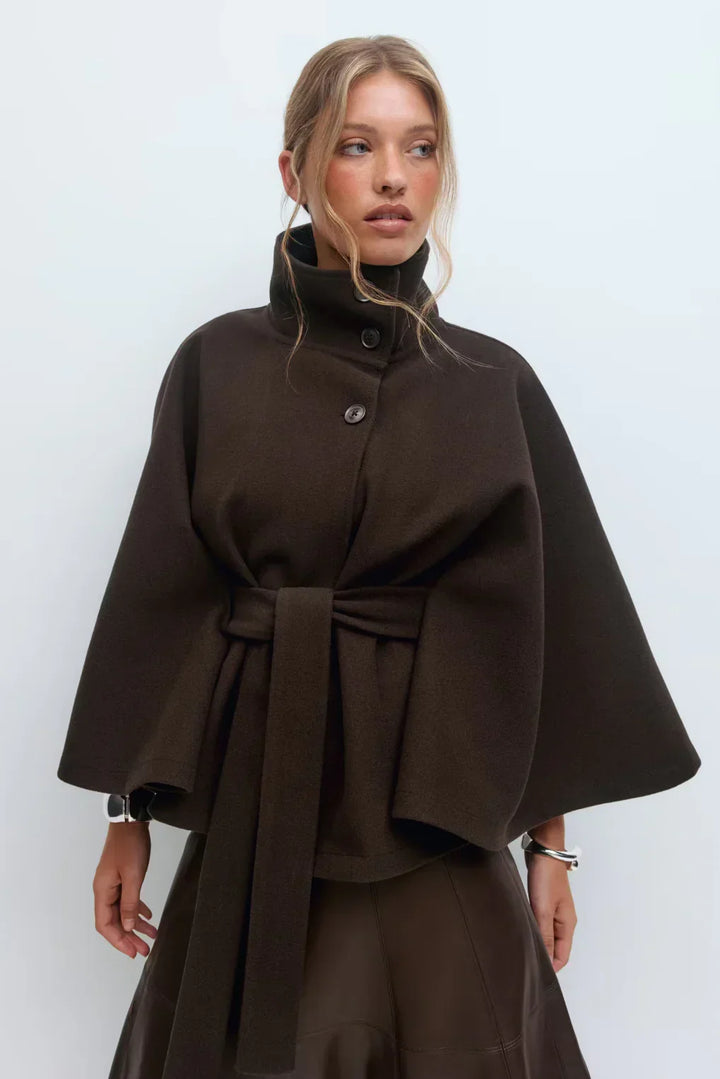 MARAIS | CAPE JACKET AVEC CEINTURE