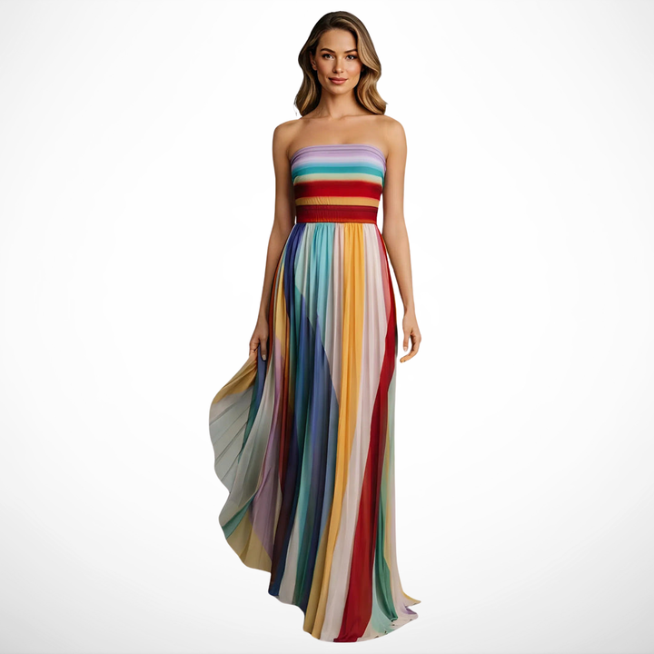 MARAIS | Robe Maxi Lumière Colorée