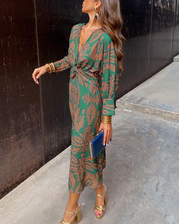 MARAIS  | Robe Midi Élégance Florale