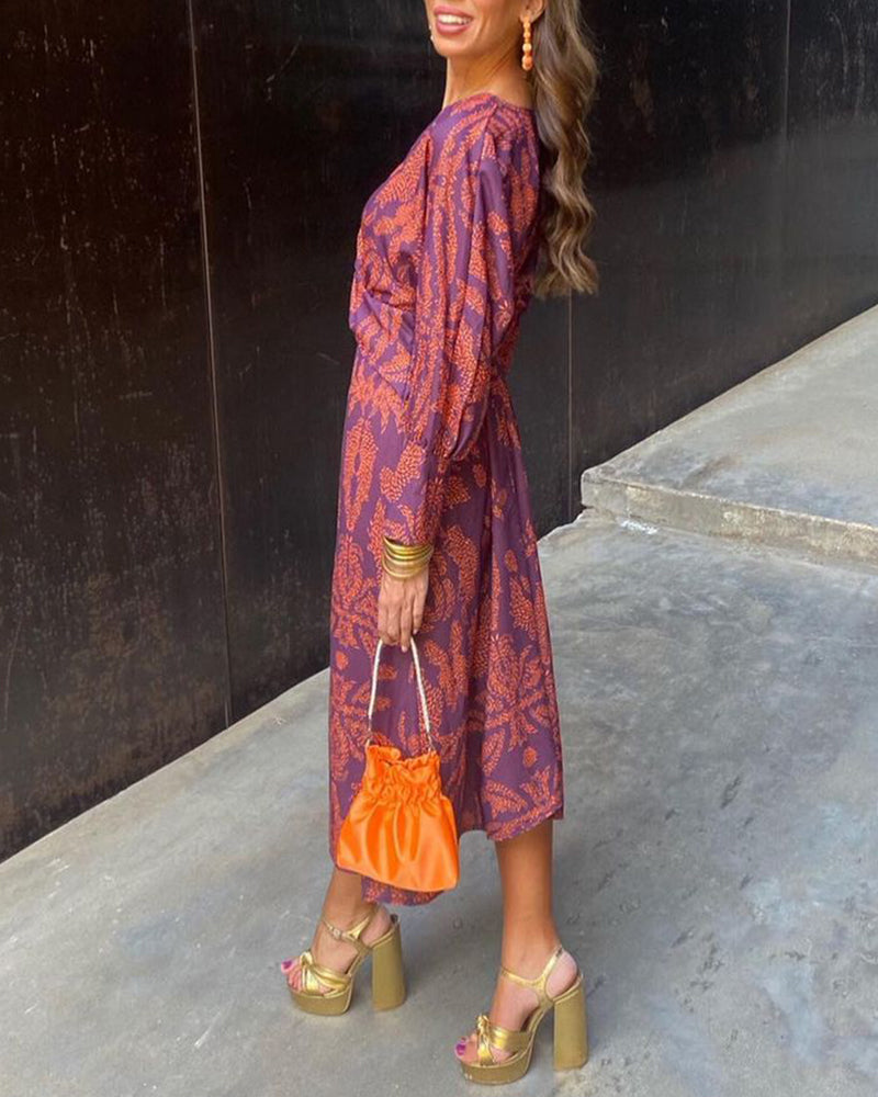 MARAIS  | Robe Midi Élégance Florale