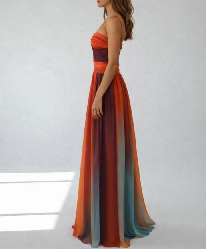 MARAIS | Robe Maxi Élégante Lila