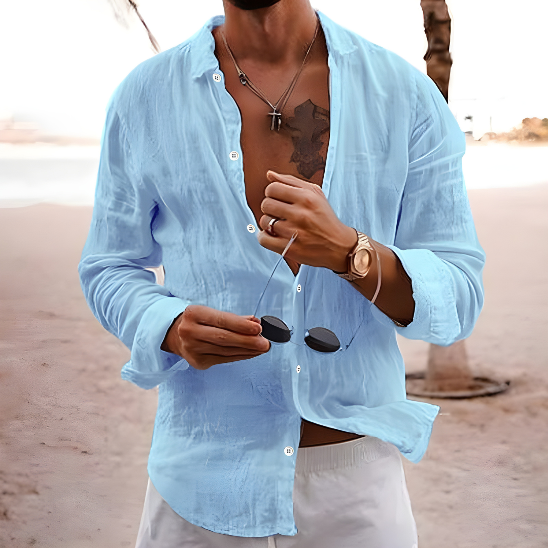 MARAIS | CHEMISE D'ÉTÉ EN COTON NATUREL