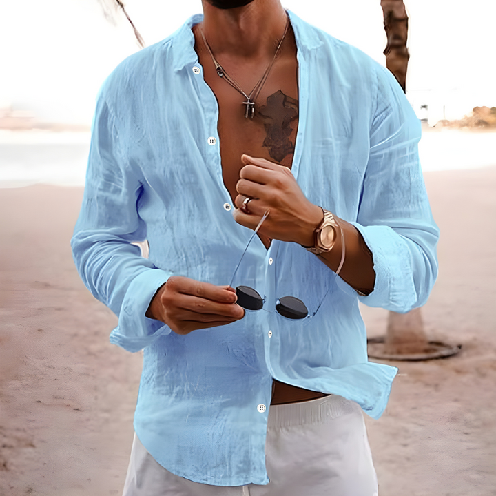 MARAIS | CHEMISE D'ÉTÉ EN COTON NATUREL