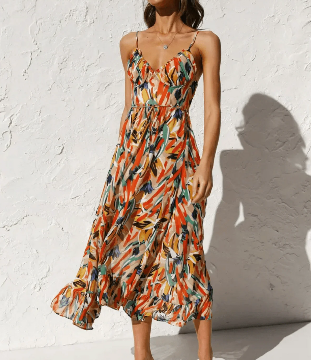 MARAIS | Robe Midi Éclat Coloré
