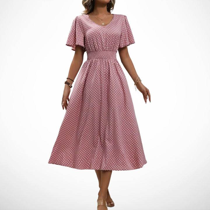 MARAIS | Robe Élégante Pois Élisa