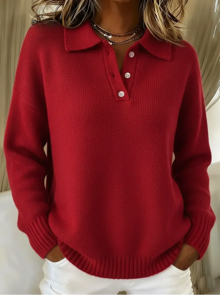 MARAIS | Pull Col Polo Maille Douce Amélie