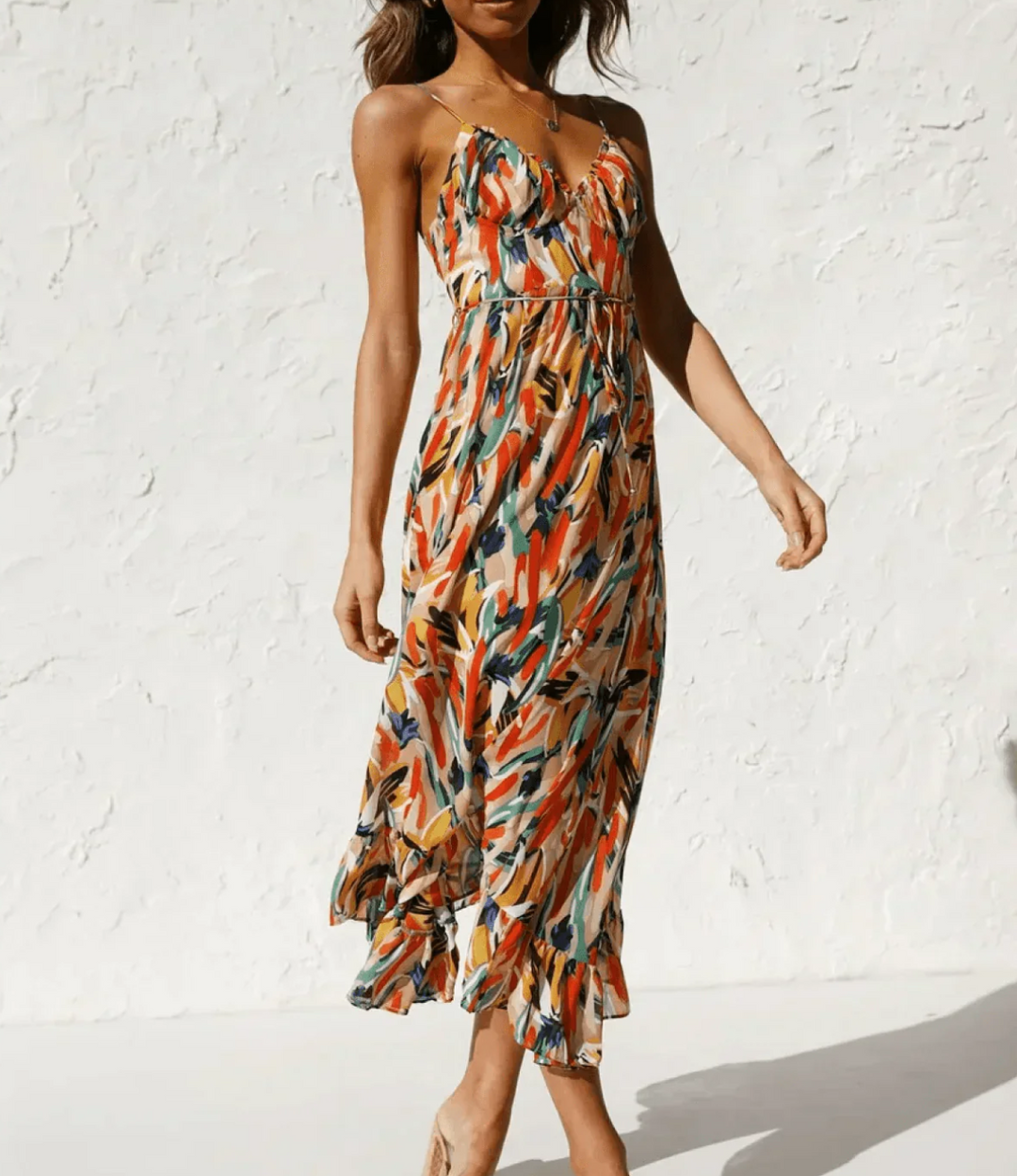 MARAIS | Robe Midi Éclat Coloré