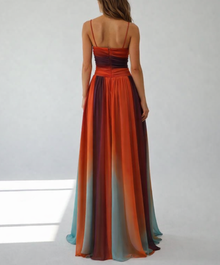 MARAIS | Robe Maxi Élégante Lila