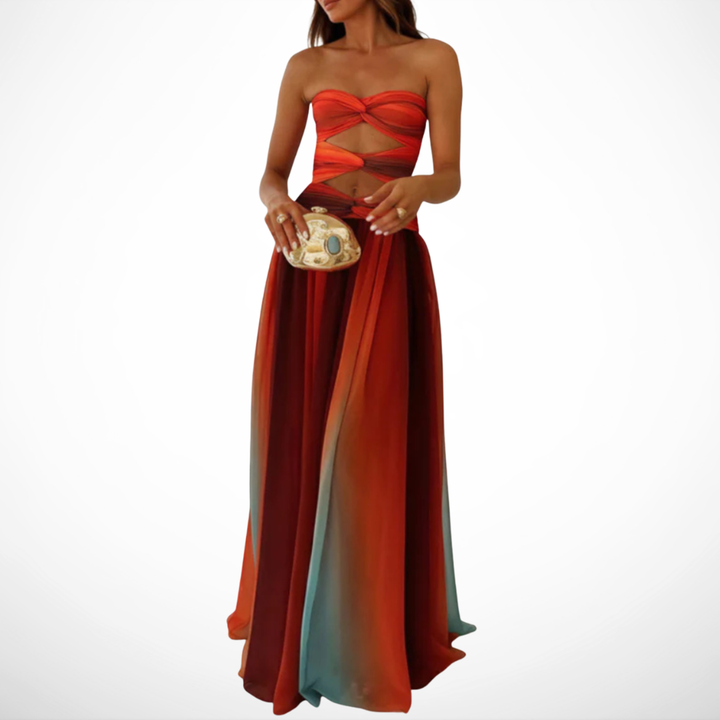 MARAIS | Robe Maxi Élégante Lila