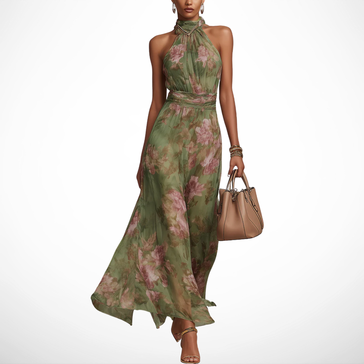 MARAIS | Robe Longue Élégante Florale Élise