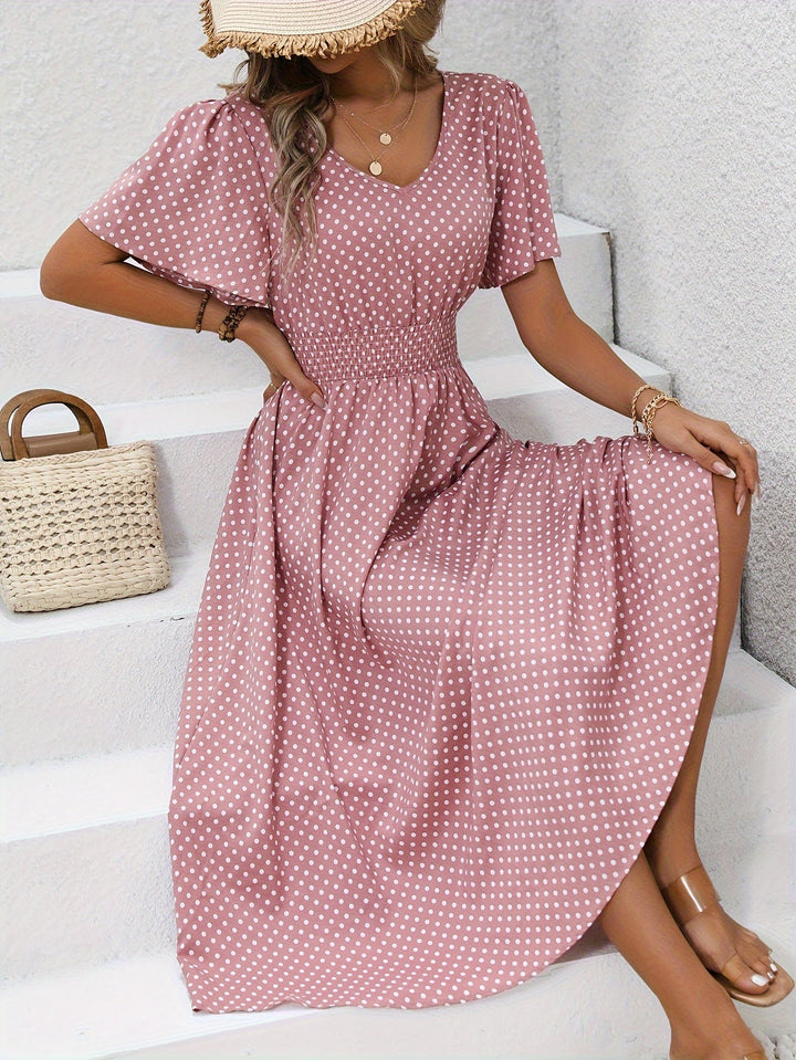 MARAIS | Robe Élégante Pois Élisa