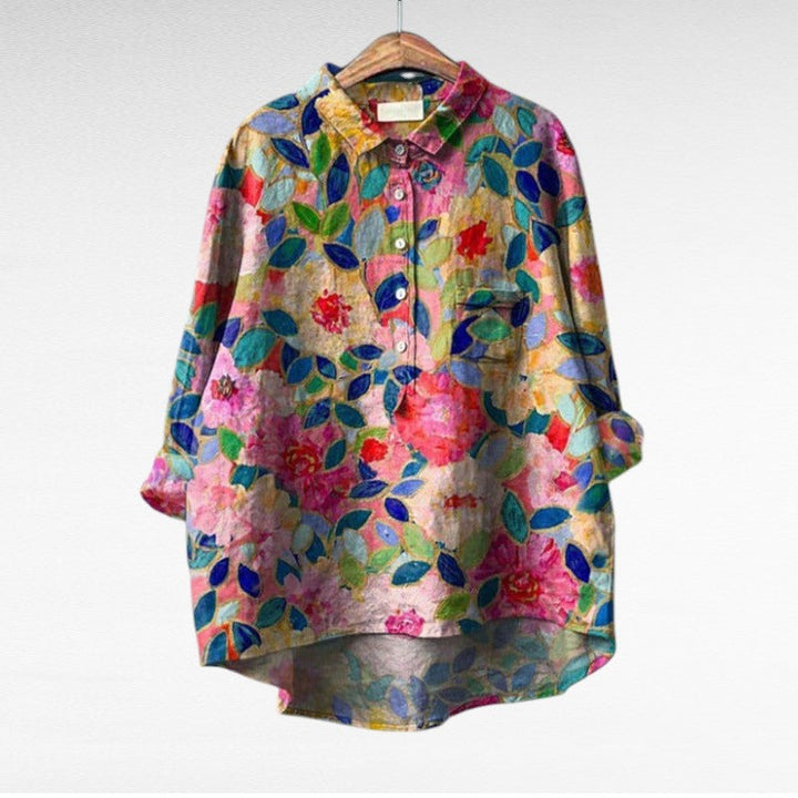 MARAIS | Blouses Élégantes à Fleurs Lucie (1+1 OFFERT)