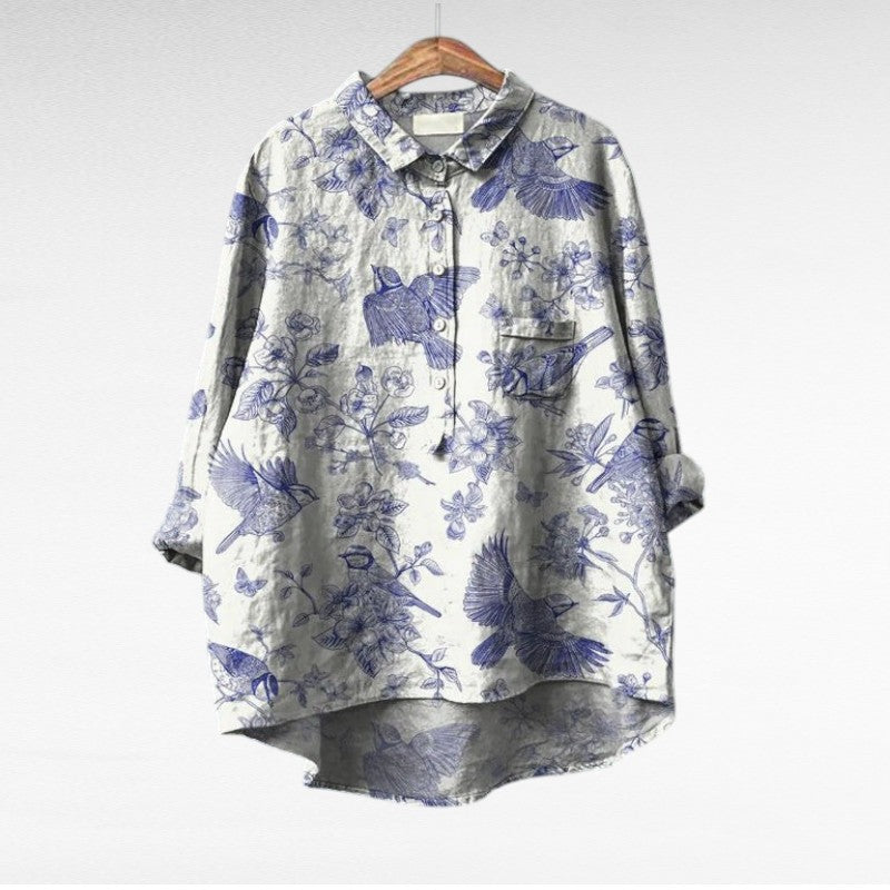 MARAIS | Blouses Élégantes à Fleurs Lucie (1+1 OFFERT)