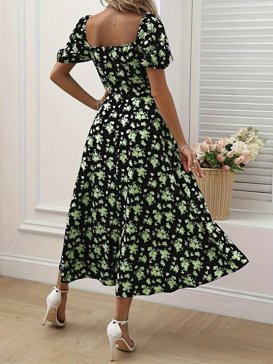 MARAIS | Robe Élégante Florale Chloé