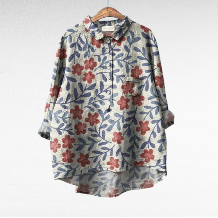 MARAIS | Blouses Élégantes à Fleurs Lucie (1+1 OFFERT)