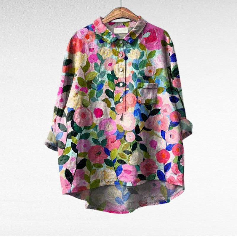 MARAIS | Blouses Élégantes à Fleurs Lucie (1+1 OFFERT)