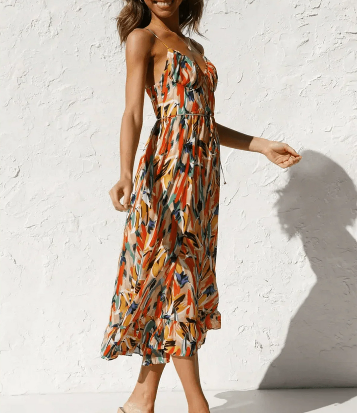 MARAIS | Robe Midi Éclat Coloré