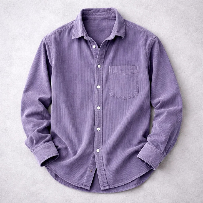 MARAIS | CHEMISE CLASSIQUE EN VELOURS CÔTELÉ POUR HOMMES