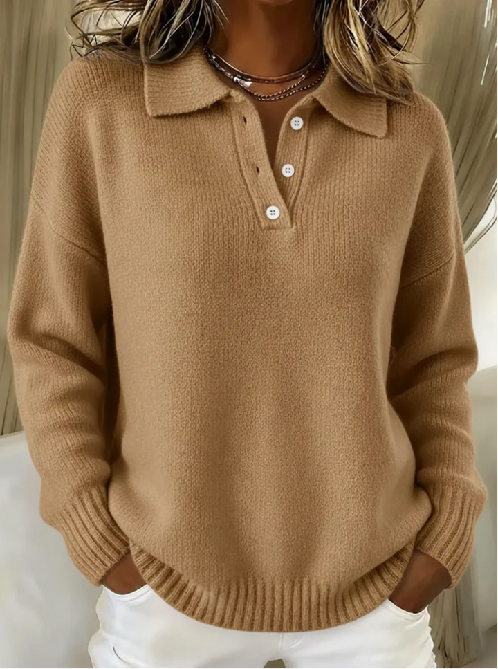 MARAIS | Pull Col Polo Maille Douce Amélie