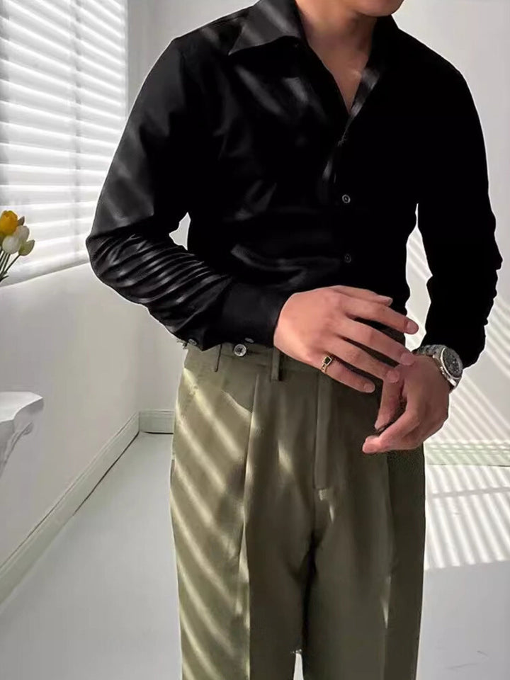 MARAIS | CHEMISE ATHLÉTIQUE ITALIENNE POUR HOMME EN BAMBOU