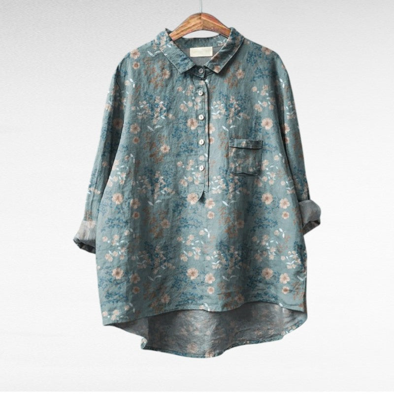 MARAIS | Blouses Élégantes à Fleurs Lucie (1+1 OFFERT)