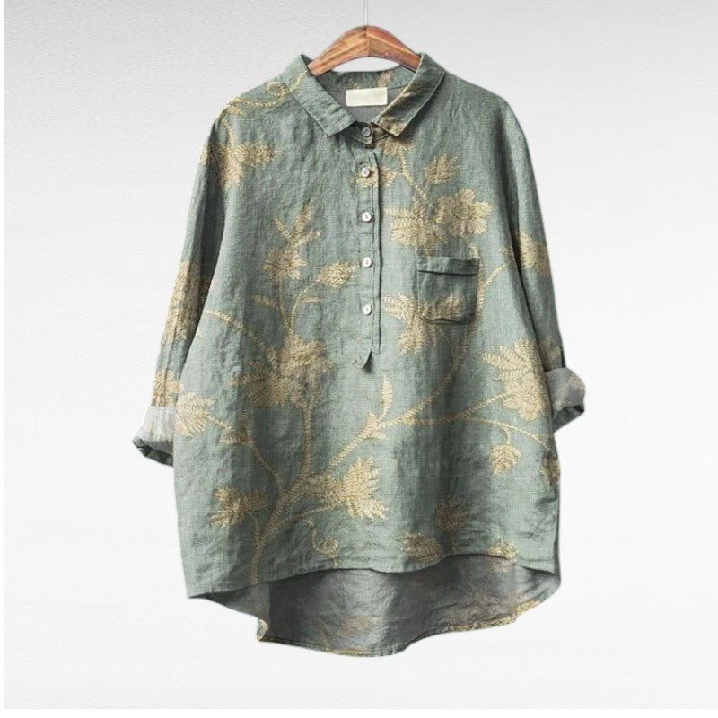 MARAIS | Blouses Élégantes à Fleurs Lucie (1+1 OFFERT)