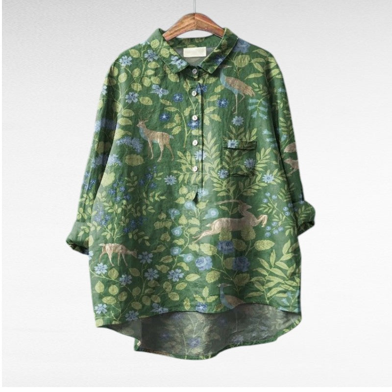 MARAIS | Blouses Élégantes à Fleurs Lucie (1+1 OFFERT)