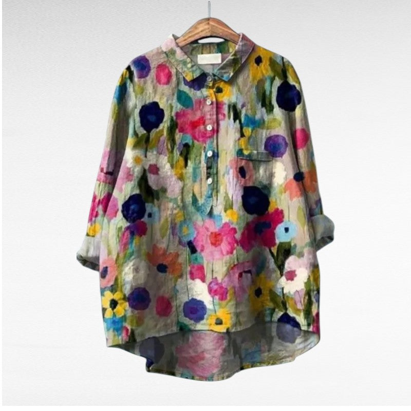 MARAIS | Blouses Élégantes à Fleurs Lucie (1+1 OFFERT)