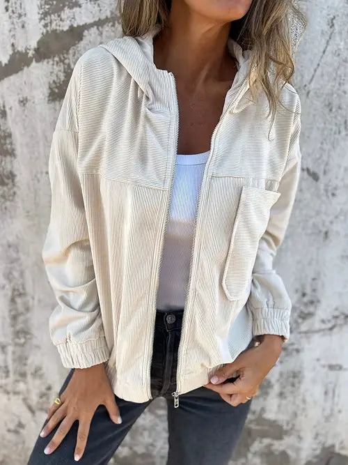 MARAIS | Veste décontractée en velours côtelé pour femme