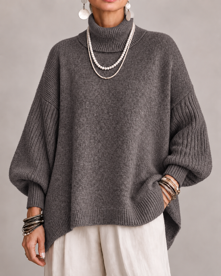 MARAIS | Pull Col Roulé Oversize Pauline