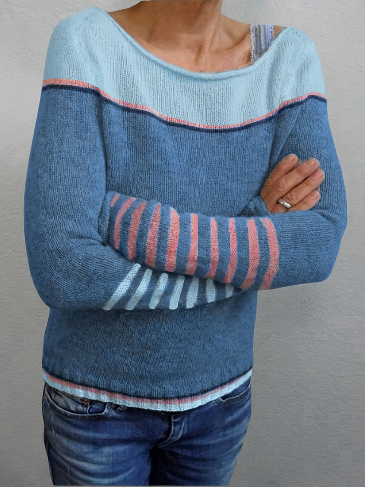 MARAIS | Pull Col Bateau Rayé Aveline
