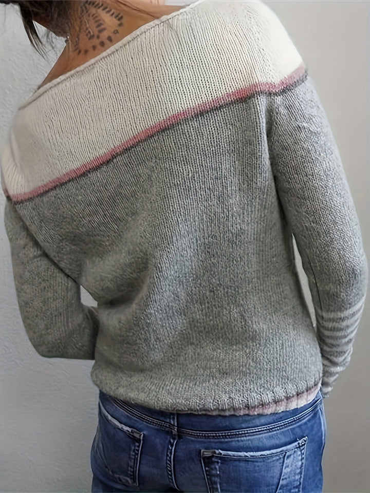 MARAIS | Pull Col Bateau Rayé Aveline