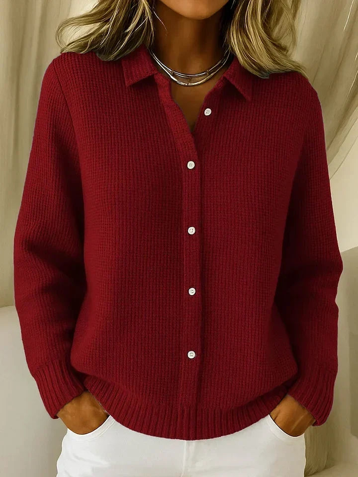 MARAIS | Cardigan Maille Col Chemise Martine