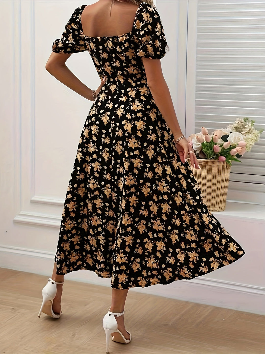 MARAIS | Robe Élégante Florale Chloé