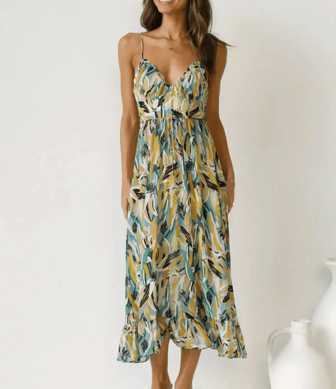 MARAIS | Robe Midi Éclat Coloré