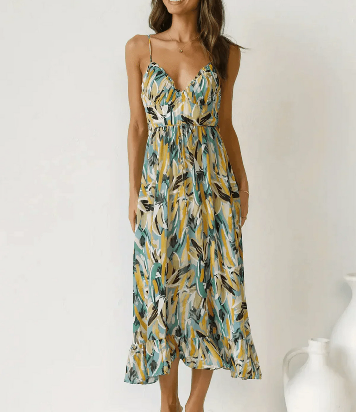 MARAIS | Robe Midi Éclat Coloré