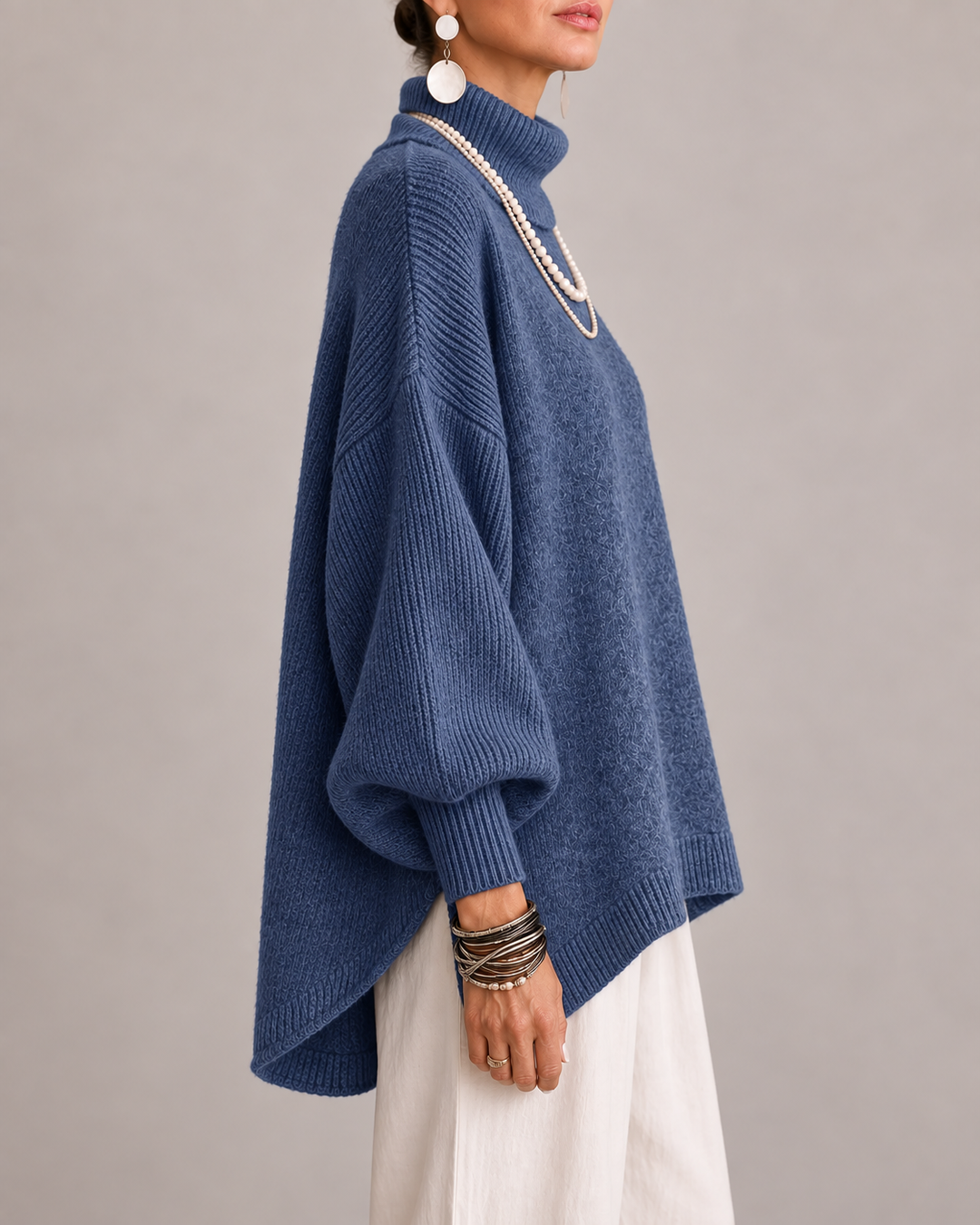 MARAIS | Pull Col Roulé Oversize Pauline