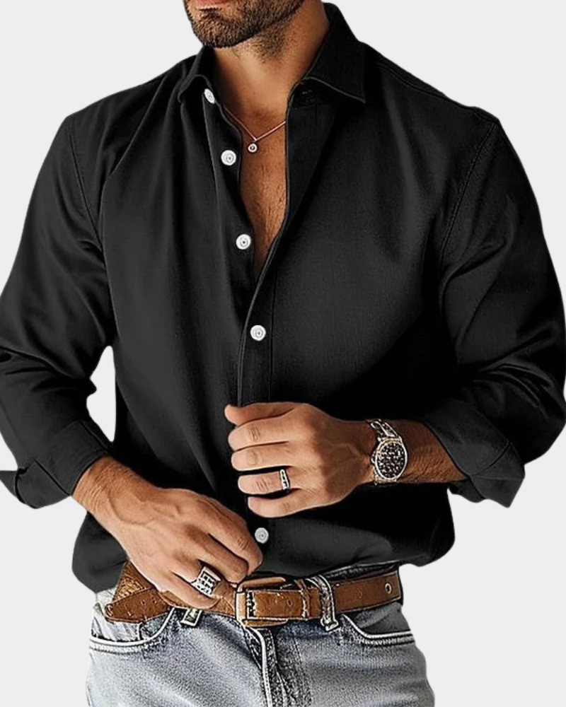 MARAIS | CHEMISE BOUTONNÉE ÉTIREMENT COUPE SLIM POUR HOMME