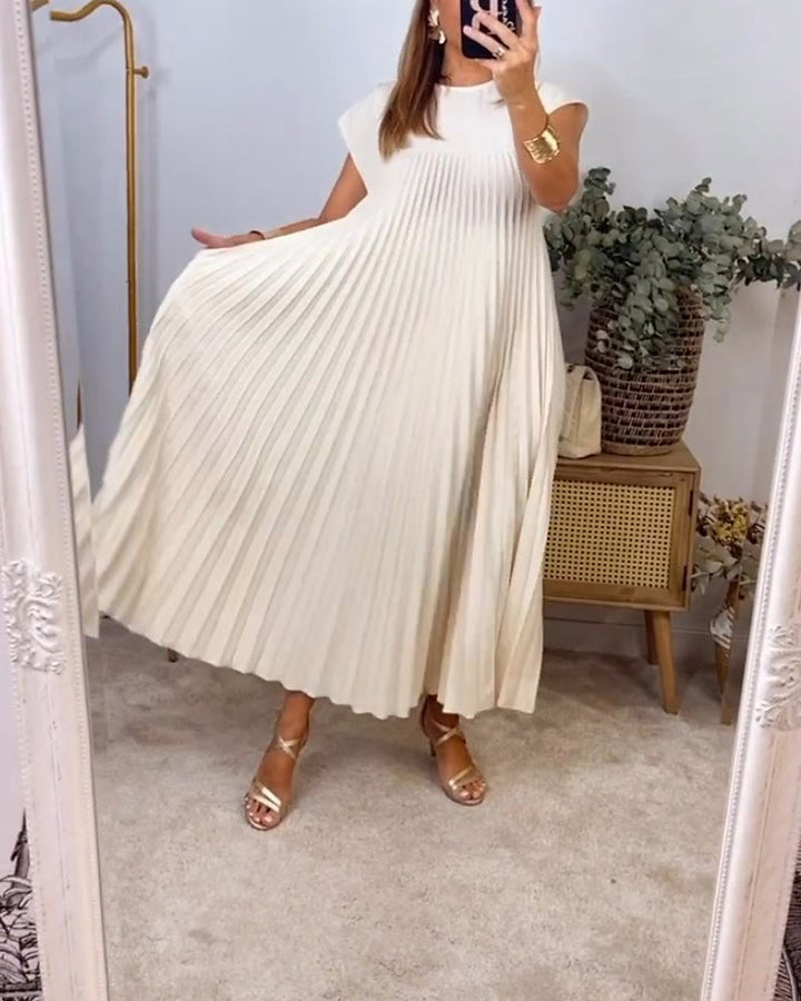 MARAIS | Robe Plissée Sans Manches
